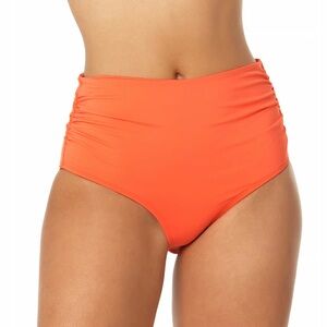 NWOT High Waist Shirred Swim Bottom